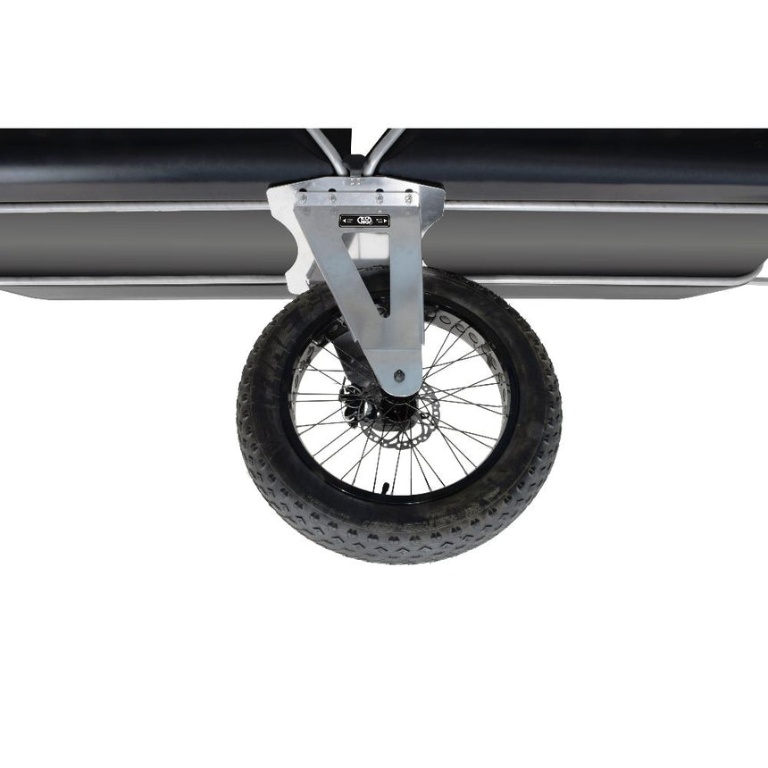 Kong Wheel for 911 Armor and Hive stretchers attached to underside of stretcher