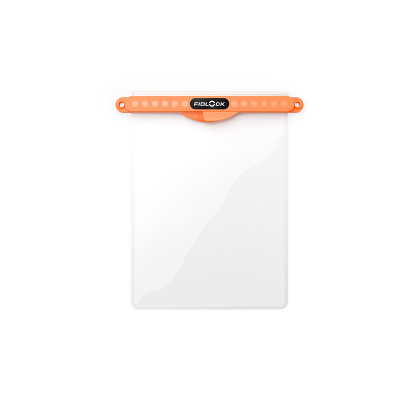 Fidlock Waterproof Tablet Dry Case Maxi orange transparent