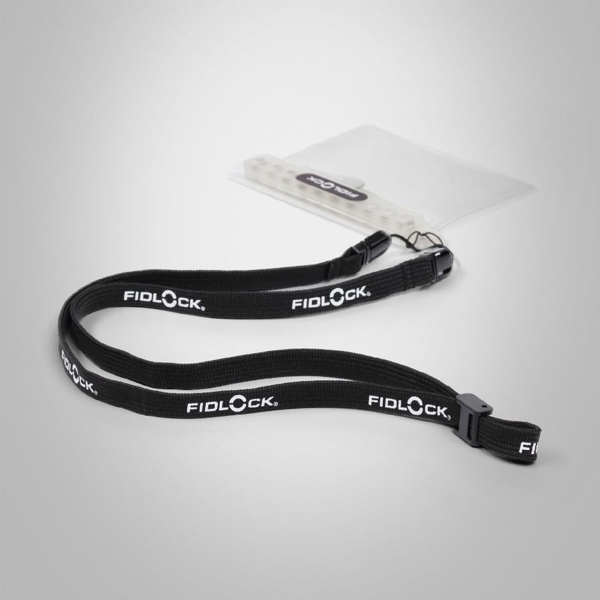 Fidlock Waterproof Car Key Dry Case Mini displaying lanyard length