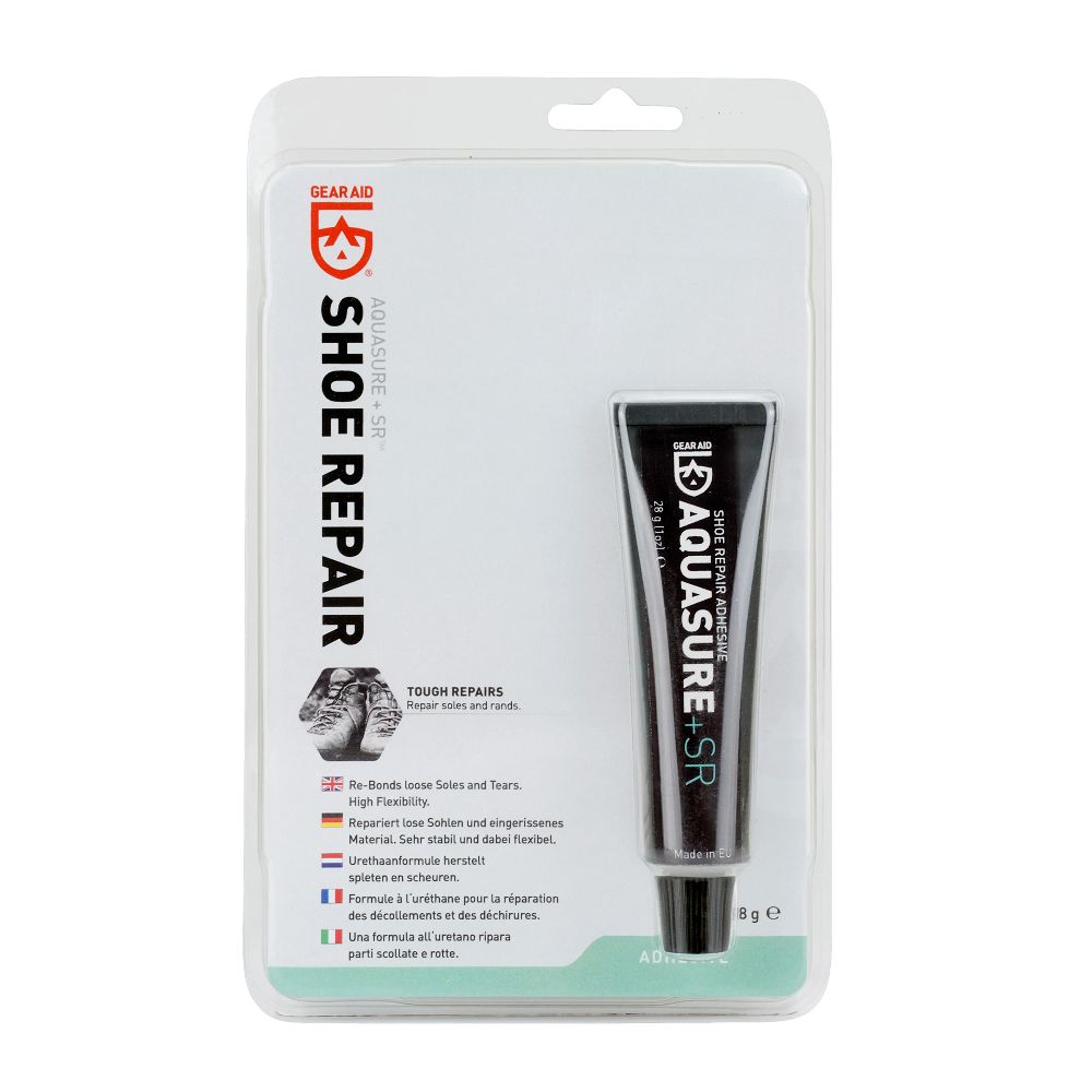 Gear Aid Aquasure SR Shoe Repair Adhesive in Clam-shell Packaging