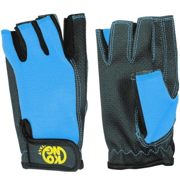 Pair of Kong Pop Gloves in Blue and Black