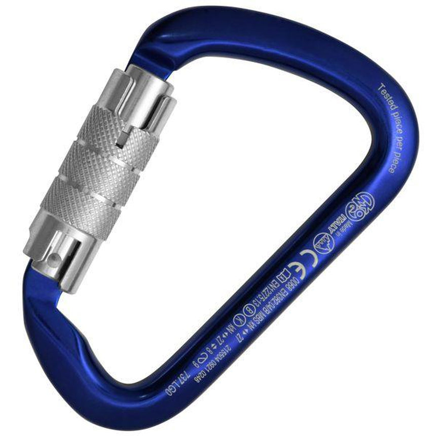 Kong Twist Lock Carabiner Blue