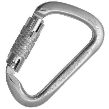Kong Twist Lock Carabiner Silver