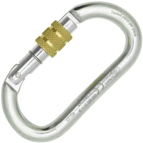 Kong Oval Steel Classic Screwgate Carabiner