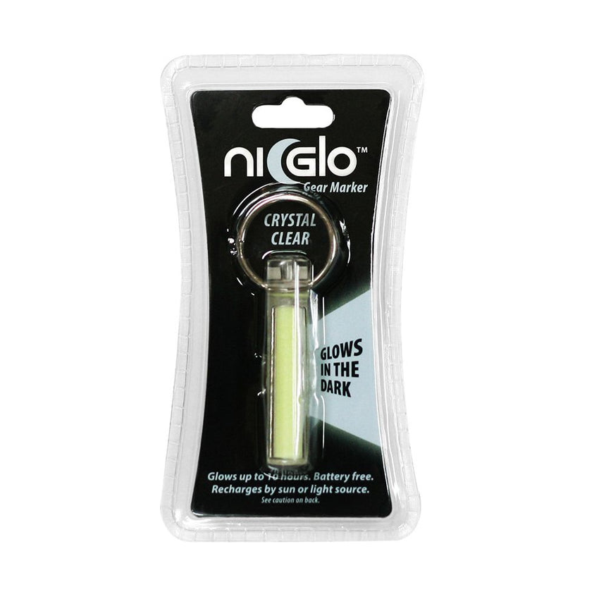 Gear Aid Ni Glo Gear Marker in Crystal Clear Colourway in Euro Hook Packaging