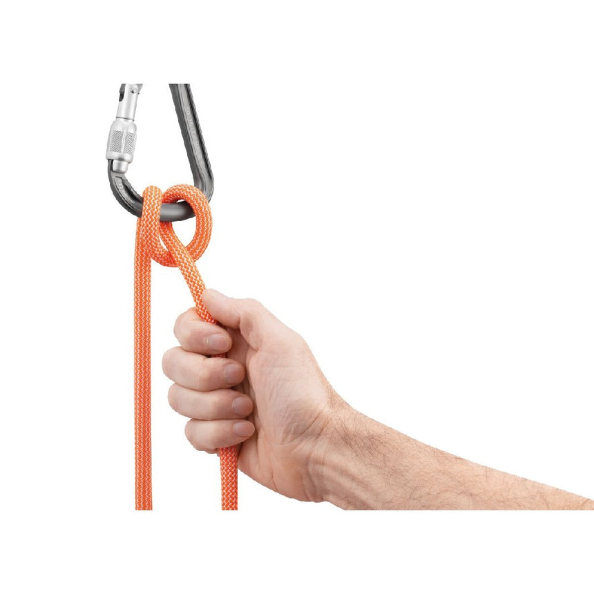 Petzl Attache Bar Carabiner keylock carabiner helps prevent snagging.
