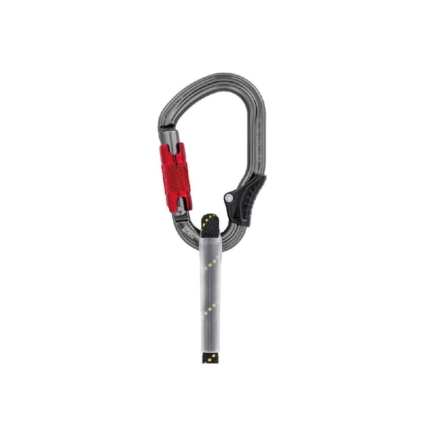 Petzl Captivo 10pk secures the connector to the lanyard, promotes loading of the connector on the major axis and limits the risk of it flipping.