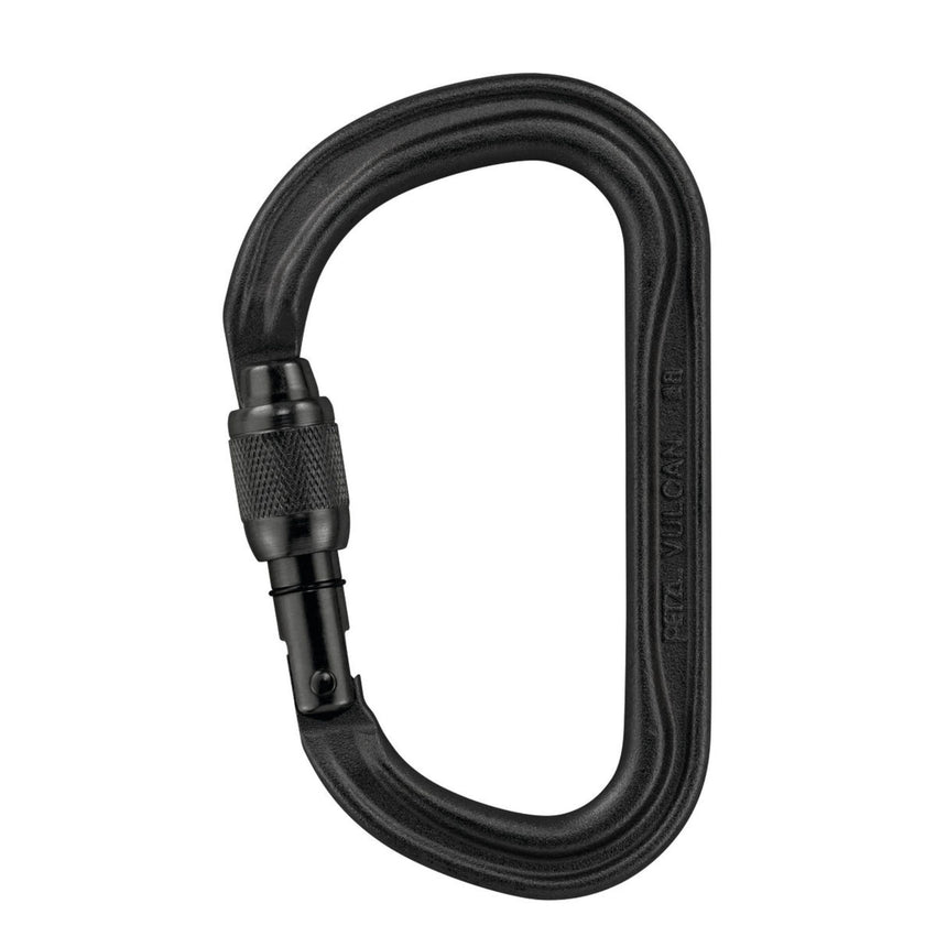 Petzl Vulcan Screw Lock Carabiner in Black Colour
