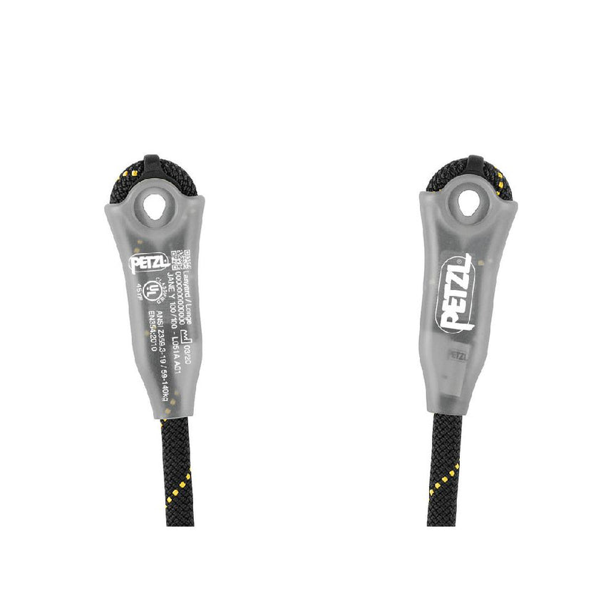 Petzl Jane-Y For Fall Arrest Lanyard plastic sheath to hold carabiners in place