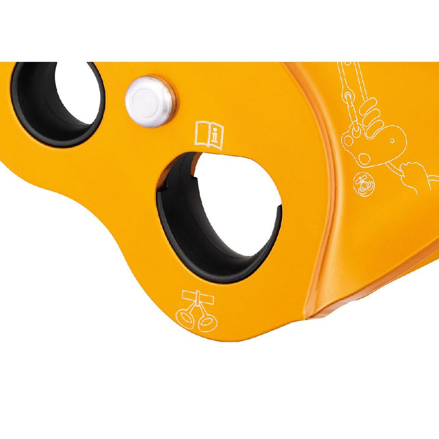 Petzl Zigzag Mechanical Prusik zoom on fixed attachment point