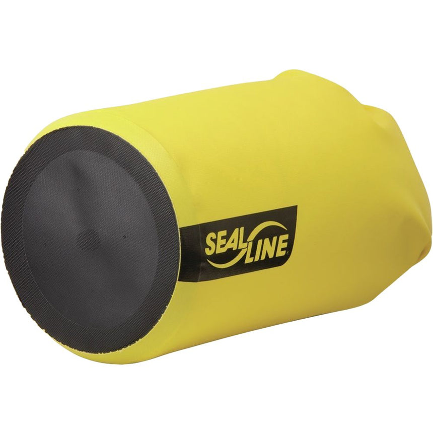 SealLine Baja Dry Bag showing bottom of yellow bag