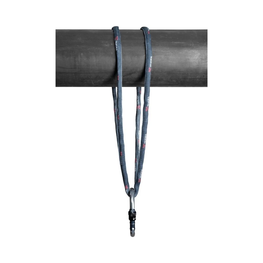 Texora Mamba Safety Sling in use with carabiner
