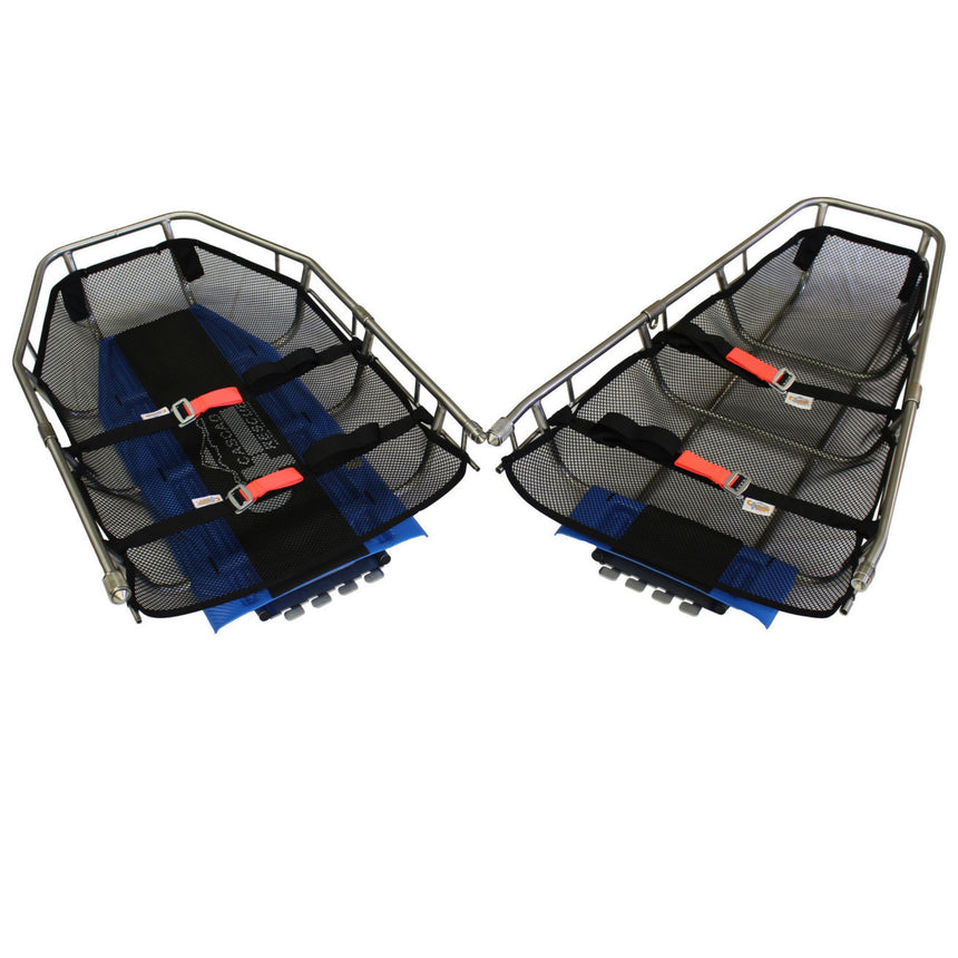 Tapered Cascade Rescue Litter about to be assembled