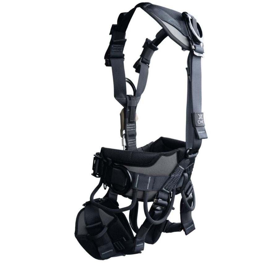 CMC Atom Rope Access Harness - Back left angle view