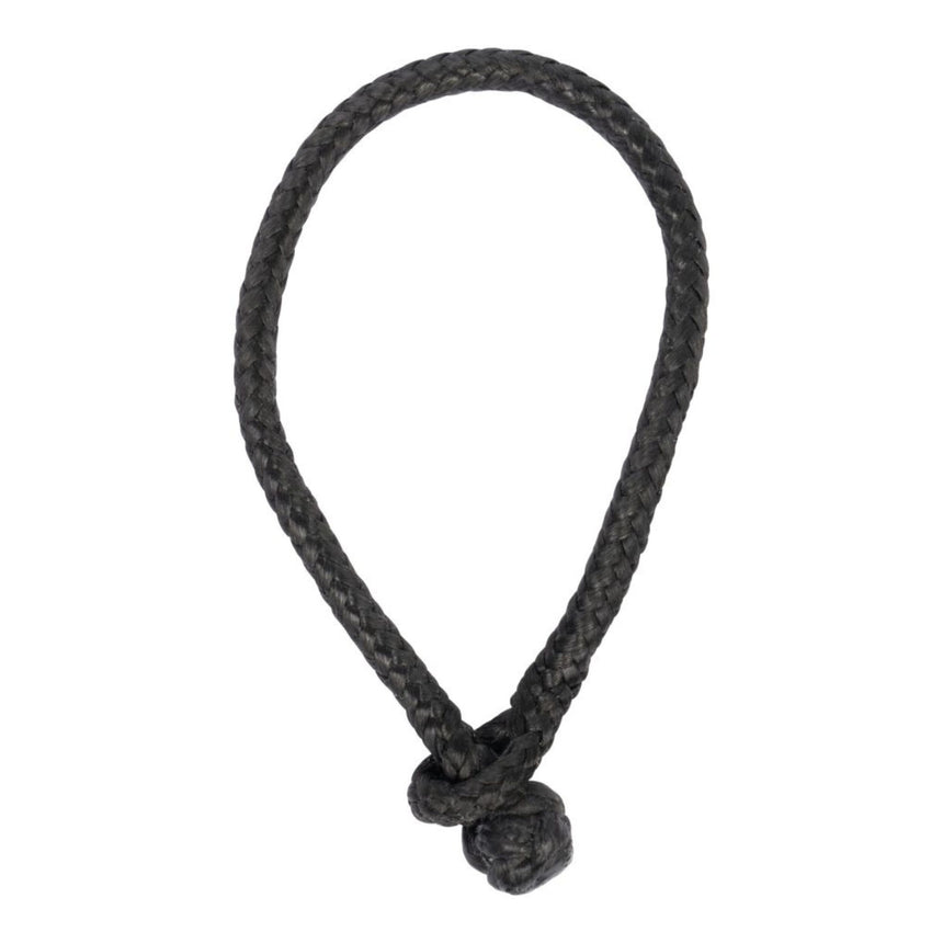 CMC Soft Shackle that can be attached on to either the Red 13 mm or 11mm Grey Capto - a combined rope grab, pulley and becket showing rapid ascent and descent