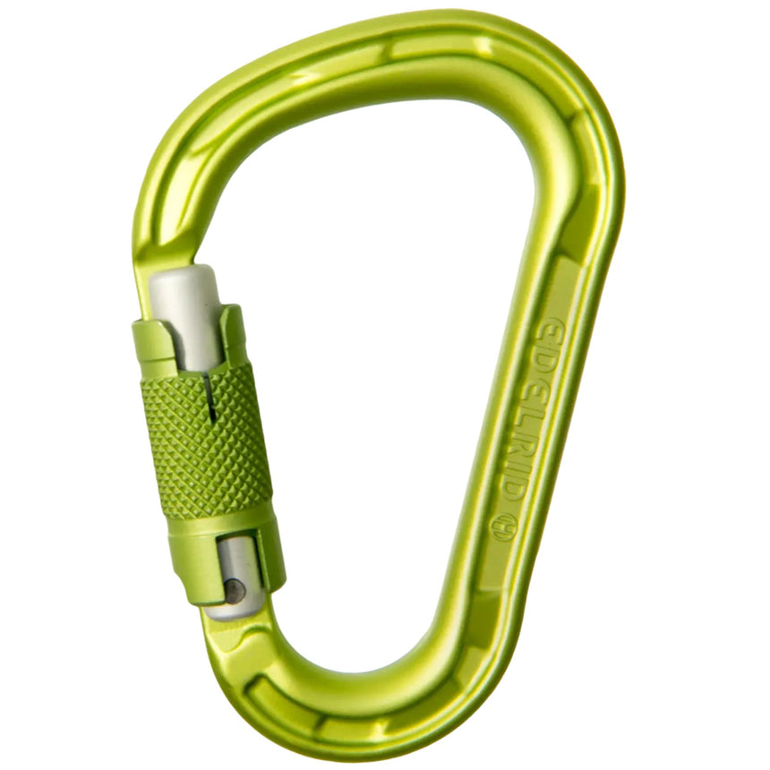 Edelrid HMS Magnum Twistgate Carabiner in Oasis Lime Green