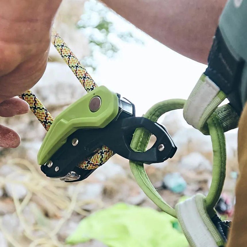 Edelrid Pinch Belay system in action
