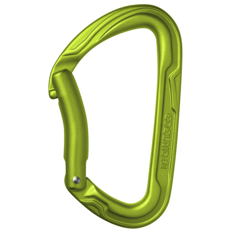 Edelrid Pure Bent Carabiner in Oasis Lime Green