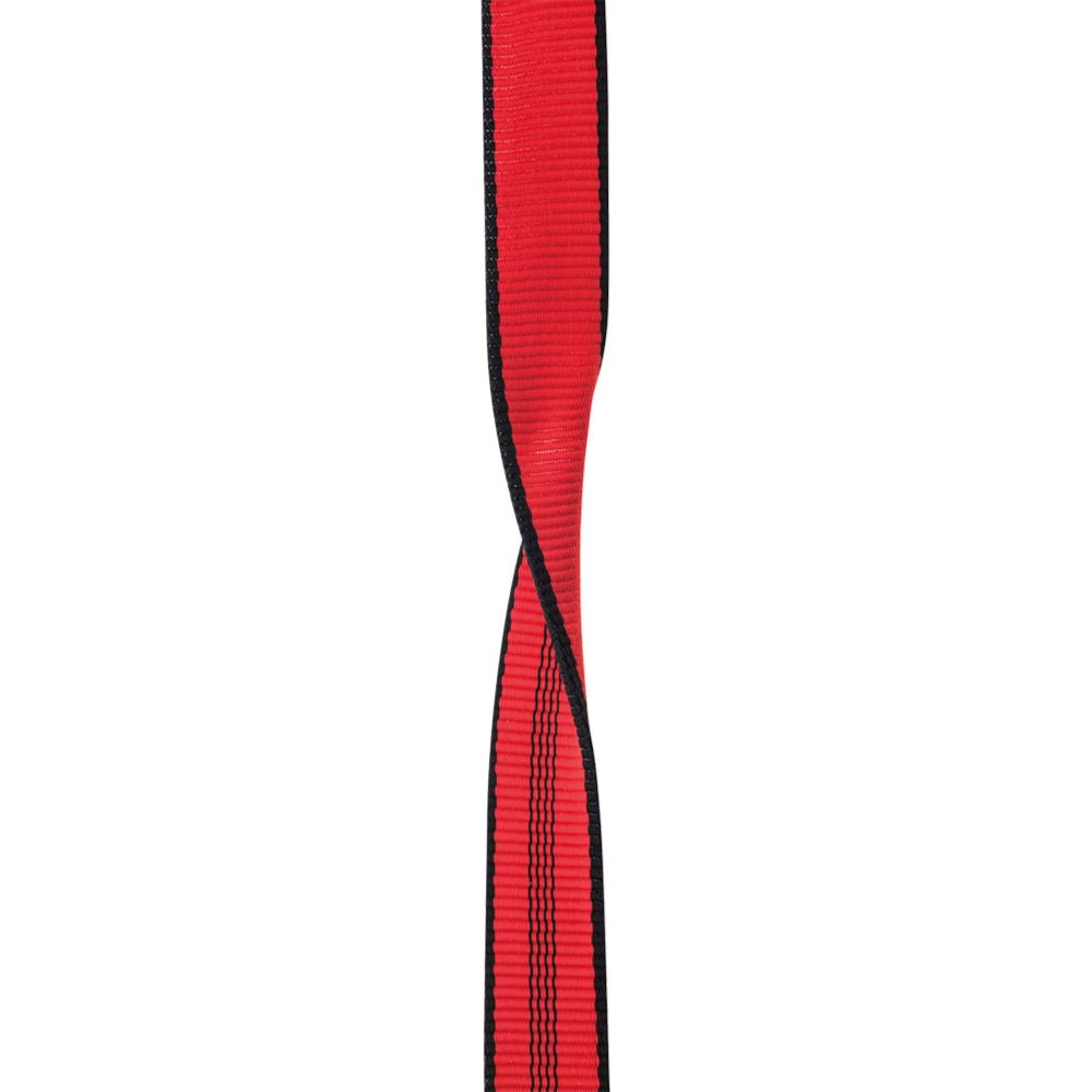 Edelrid X-Tube 25mm Webbing Red and Black Colourway