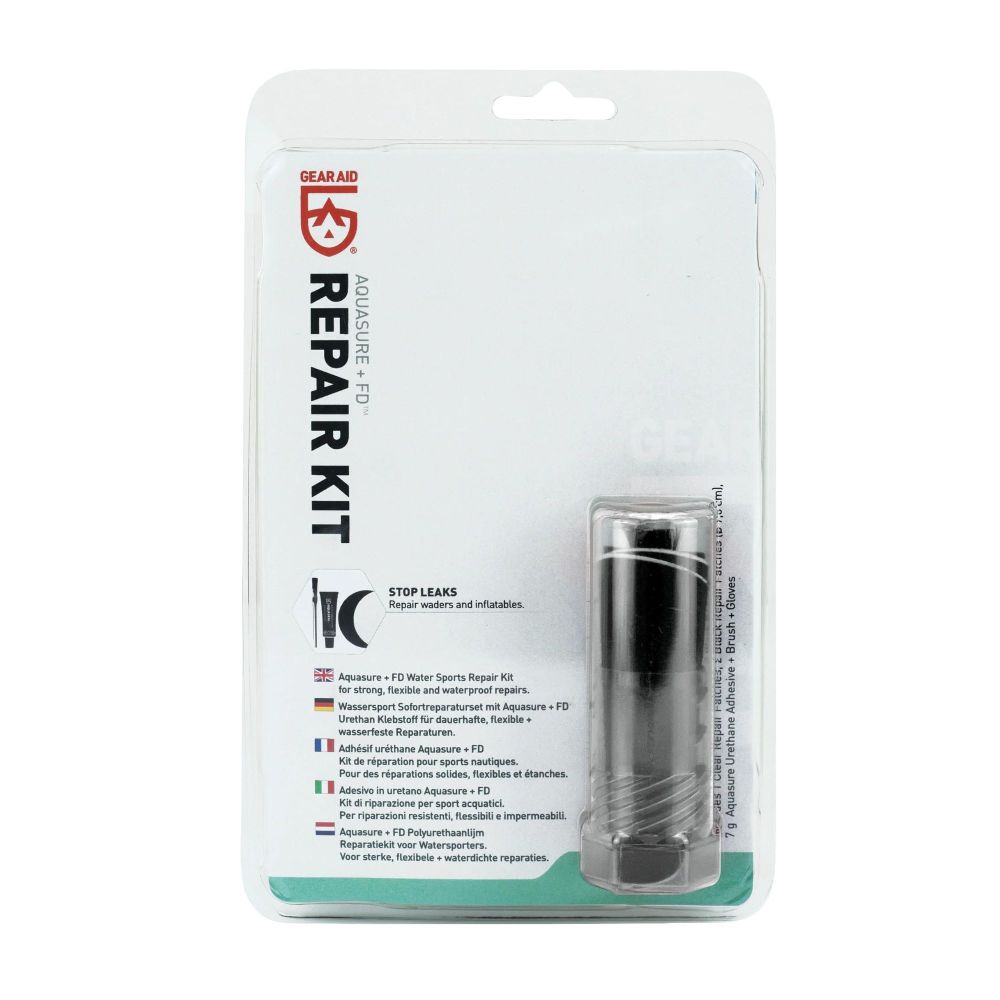 Gear Aid Aquasure +FD Repair Kit in Euro Hook Packaging