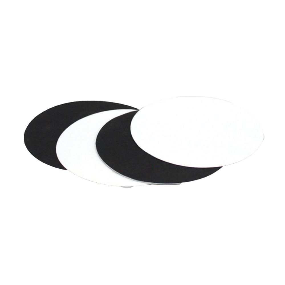 2 black nylon and 2 clear pvc round Gear Aid Tenacious Tape Repair Patches (7.62 cm diameter)