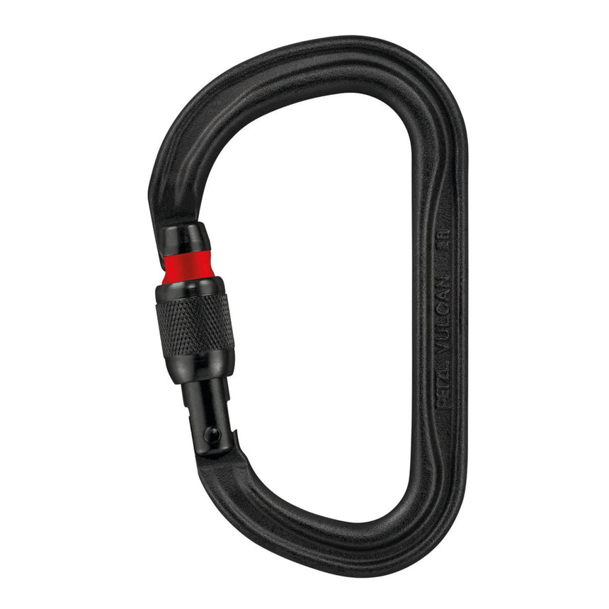 Petzl Vulcan Screw Lock Carabiner in Black Colour
