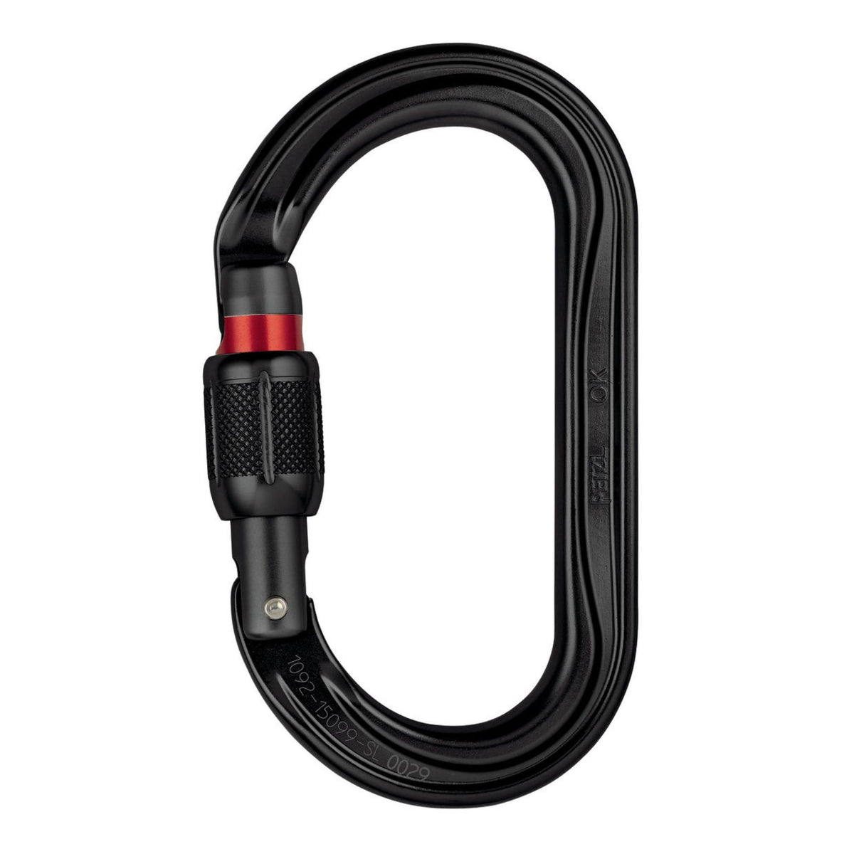Petzl Black OK Screwlock Carabiner