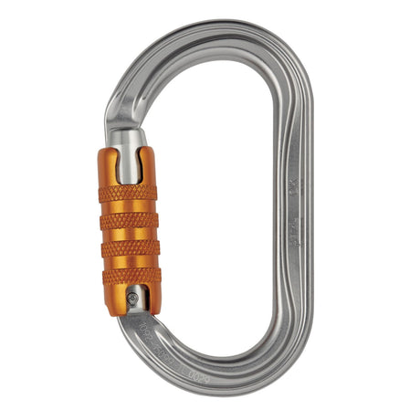 Petzl OK Triact Lock Carabiner in Grey