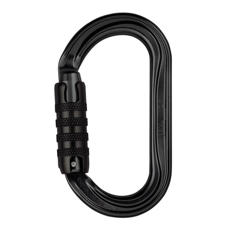 Black Petzl OK Triact Lock Carabiner