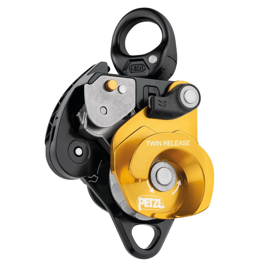 Petzl Twin Release double progress capture pulley for haul systems
