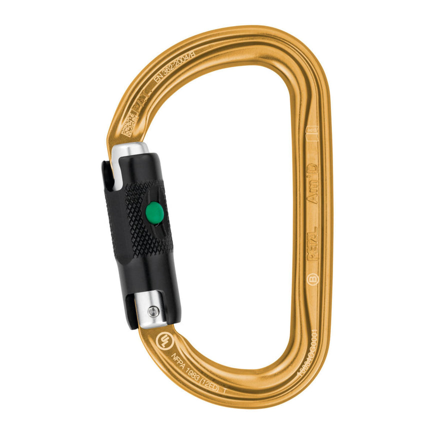 Petzl Gold AMD Ball Lock Carabiner SKU number m34ably