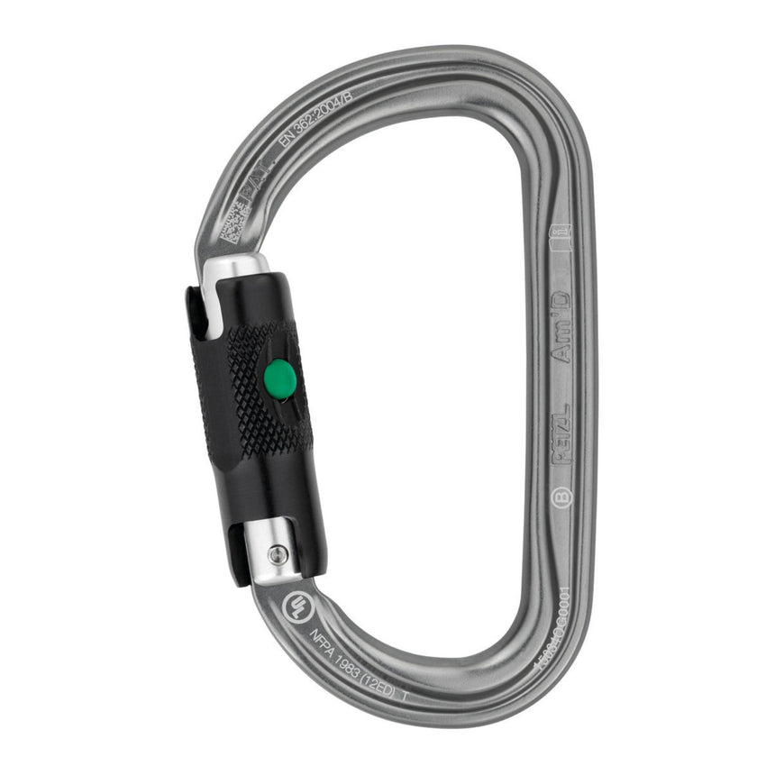 Petzl Grey AMD Ball Lock Carabiner SKU number m34abl