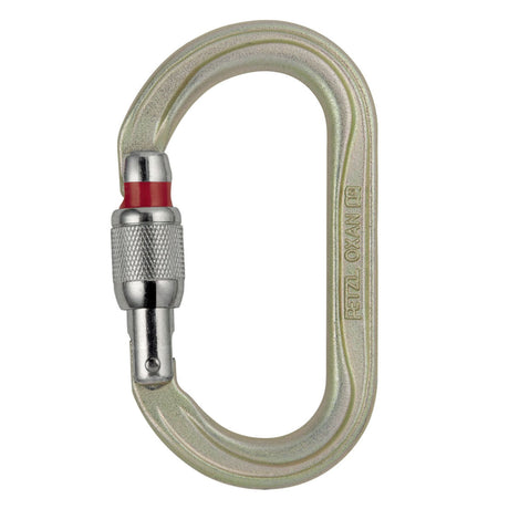 Petzl Oxan High-strength screw lock oval carabiner in  gold
