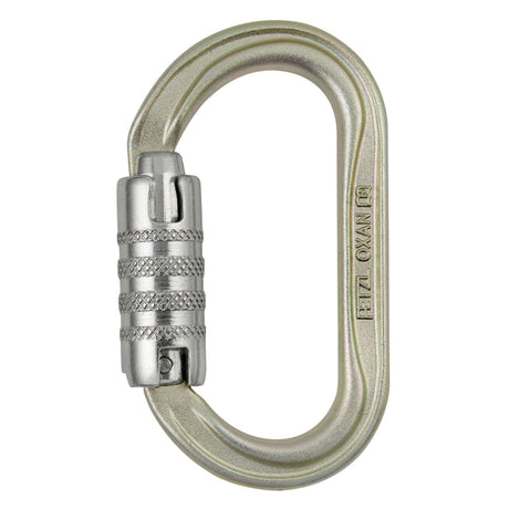 Petzl Oxan High-strength triact lock oval carabiner in  gold