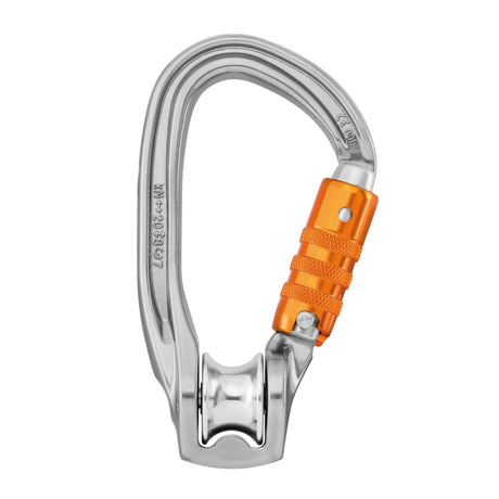Petzl Rollclip Z automatic triact locking Pulley-carabiner that facilitates installation on anchors and devices