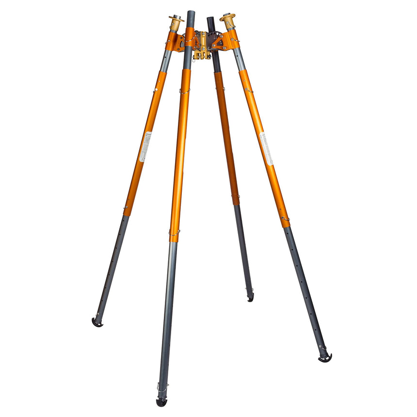 The SMC TerrAdaptor set up in a quadpod configuration with four legs, providing maximum stability and versatility for technical rescue operations.