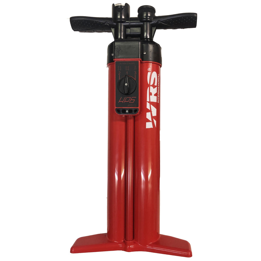 WRS HVHP Pump in red and black showing 3 inflation settings.