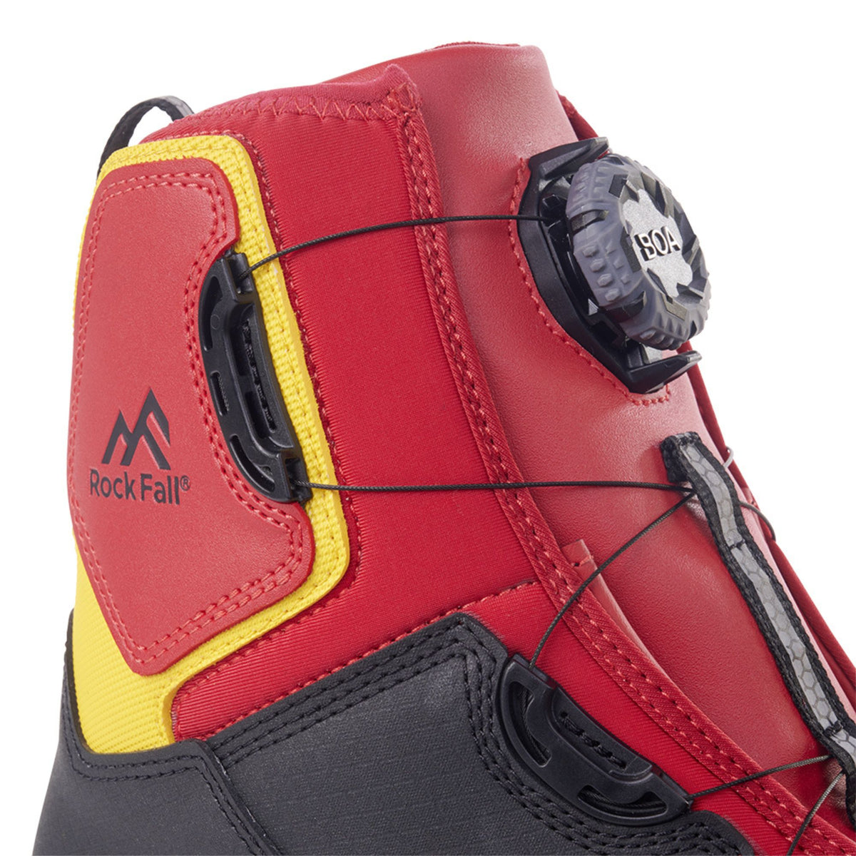 WRS Recuse Boot Close up of BOA fastening to secure fit