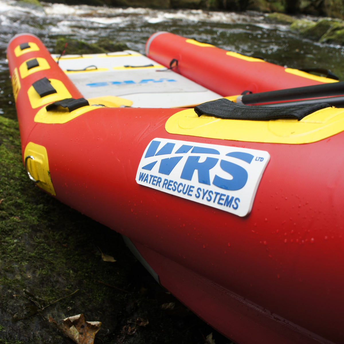 WRS Water Rescue X Sled on River bank