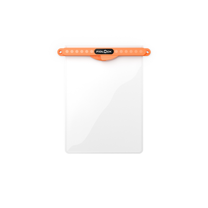 Fidlock Waterproof Tablet Dry Case Maxi orange transparent