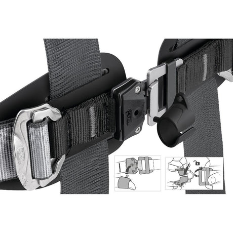 Petzl Swan Easyfit Stainless Fast LT Pin-Lock