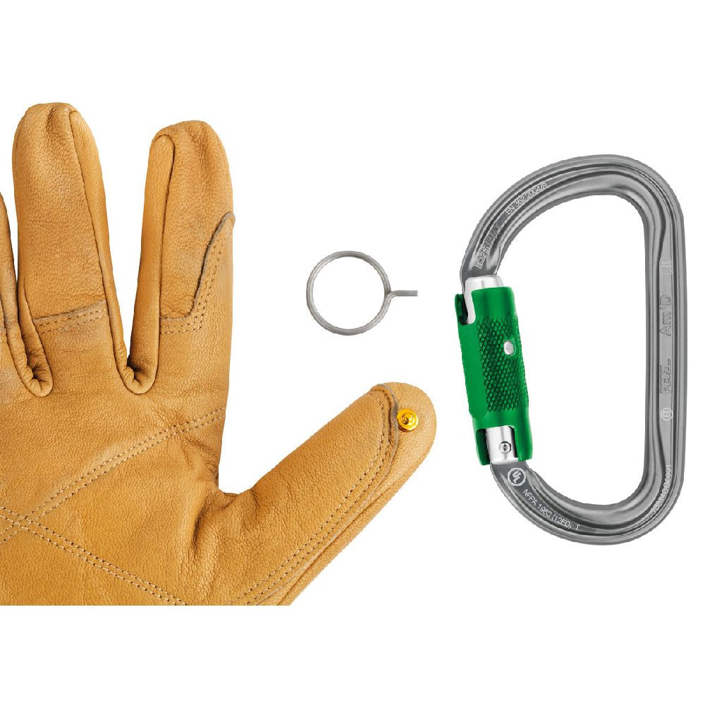 Petzl Am’D PIN-LOCK Asymmetrical aluminum carabiner
