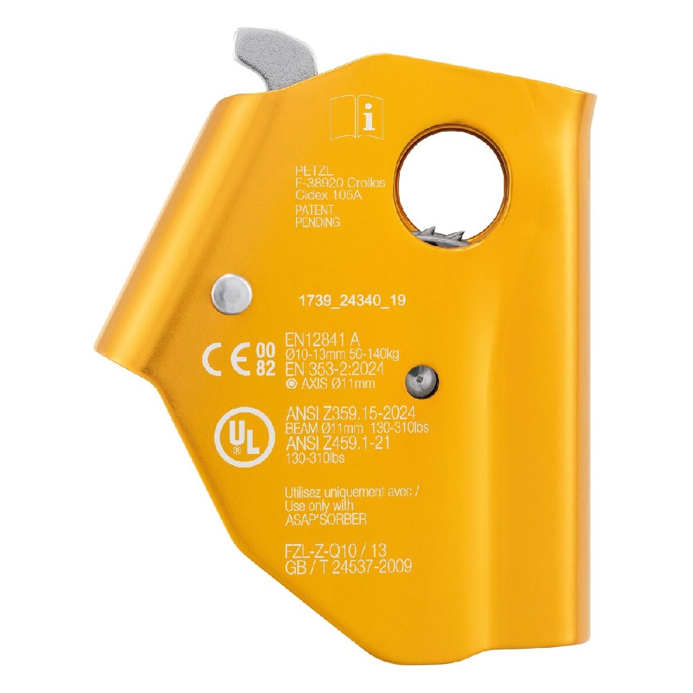 Petzl ASAP back view