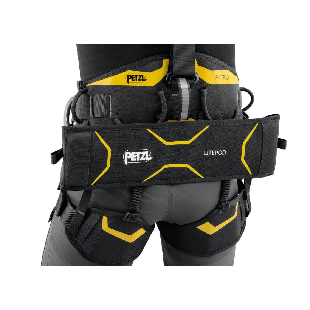 Petzl Litepod Compact work seat is convenient, with two equipment loops to make carrying equipment easier
