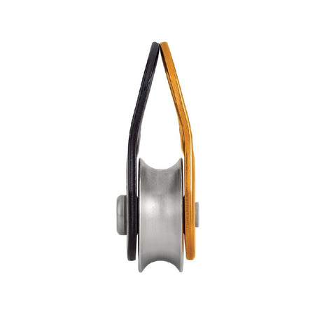 Petzl Rescue S Pulley front view of caster