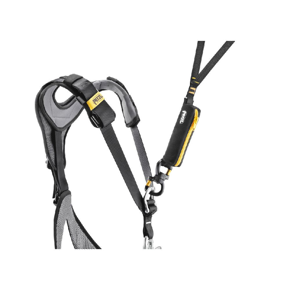 Petzl Swivel Open when progressing with a lanyard, the SWIVEL OPEN prevents the arms from twisting and simplifies handling. 