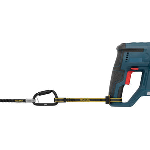 Petzl Toolink L is an attachment for securing a tool that weighs up to 5 kg. The anti-slip device keeps the girth hitch in place. 
