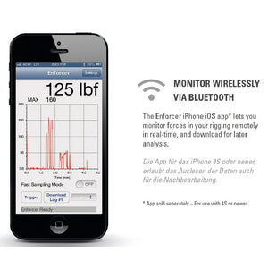 Rock Exotica LC1 Enforcer ios app monitor wireless via bluetooth