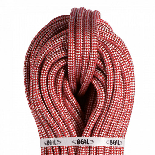 Close up of Beal Industrie 11mm Red Rope 