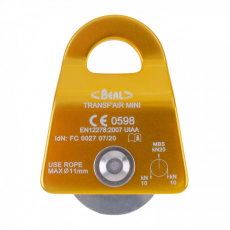 Beal Transf'Air Mini Pulley Front View 